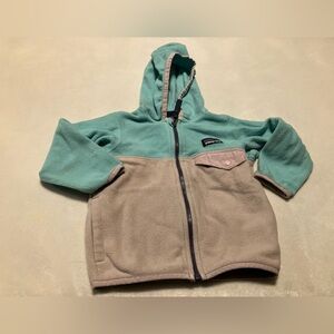 Patagonia Kids Jacket in Teal and Beige